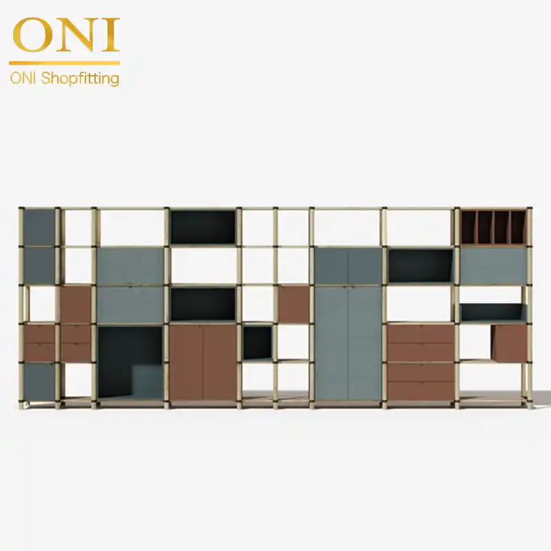 modular wall shelving