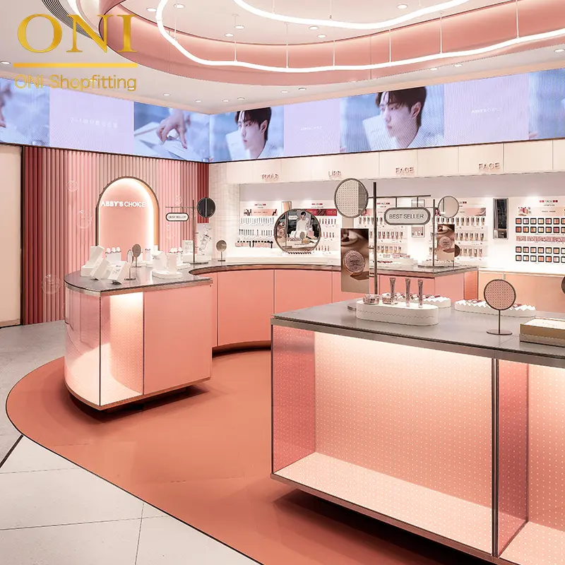 store makeup display