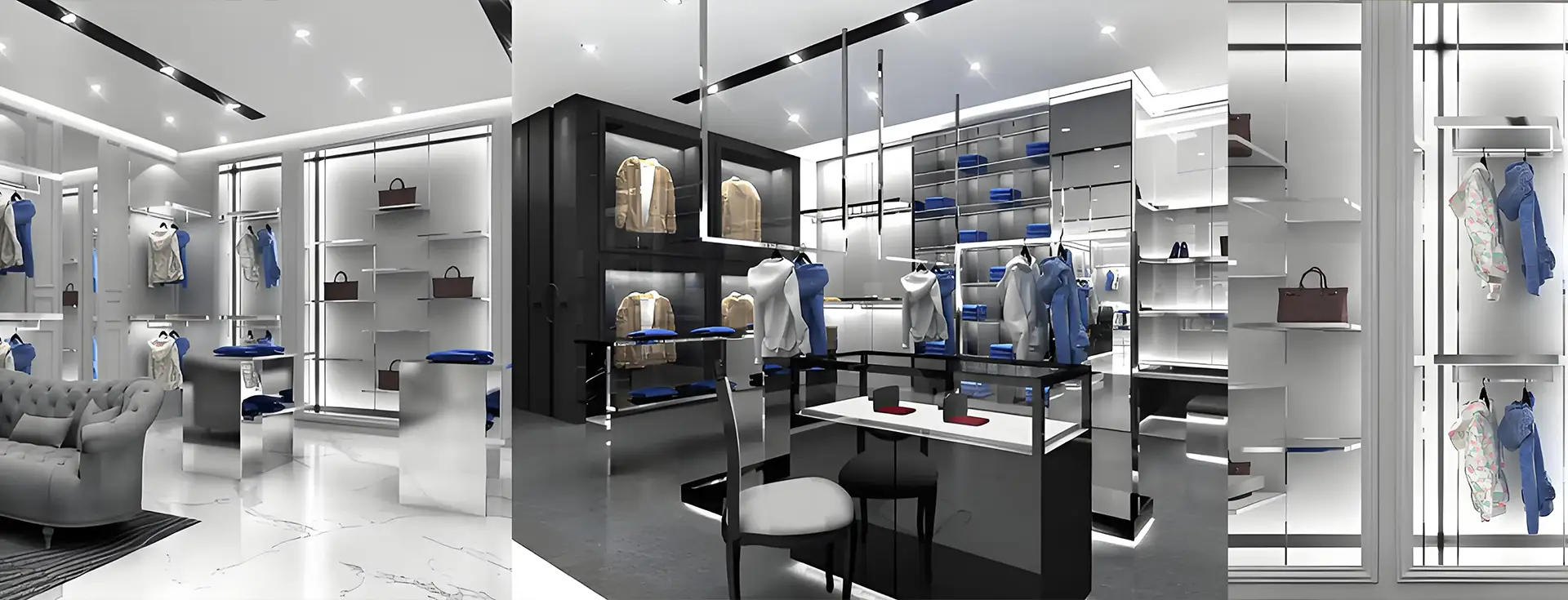 interior of a clothing store
