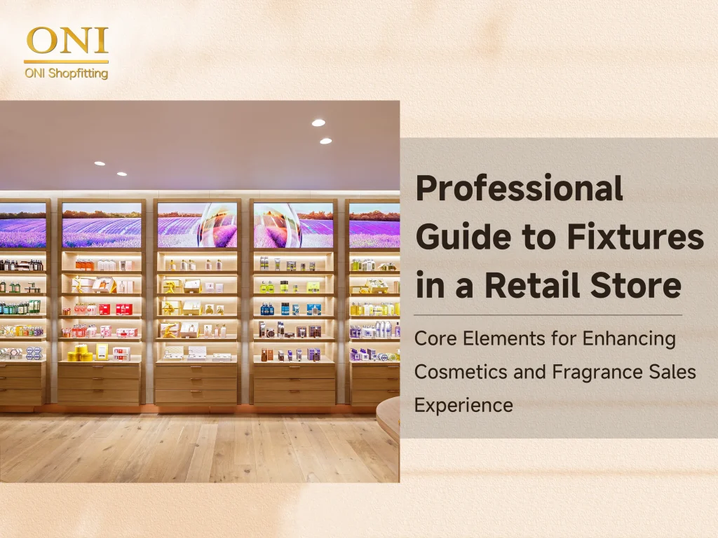 fixtures in a retail store