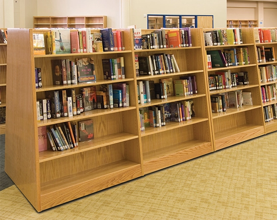 bookshelf and cabinet