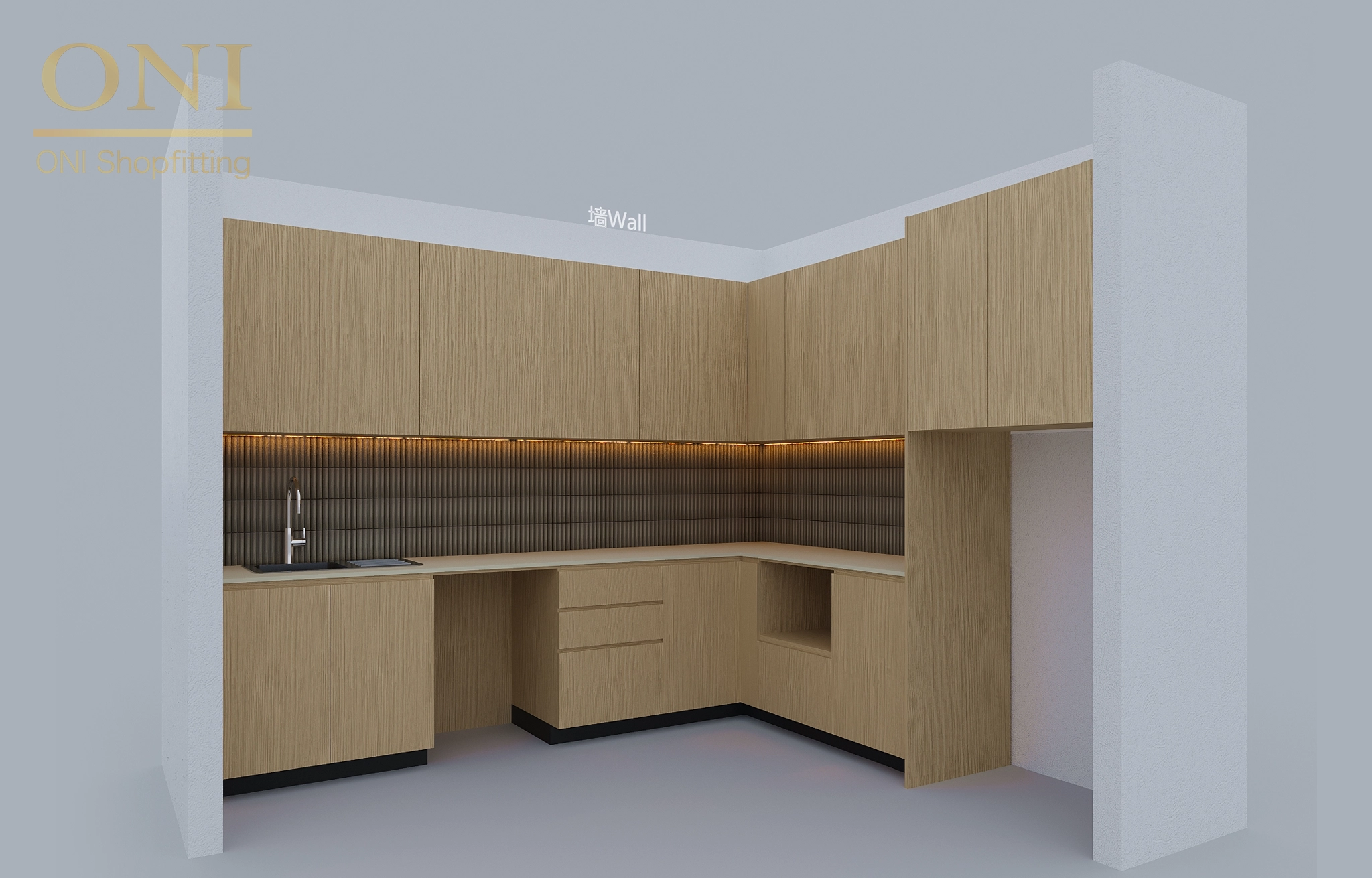 office desk in office