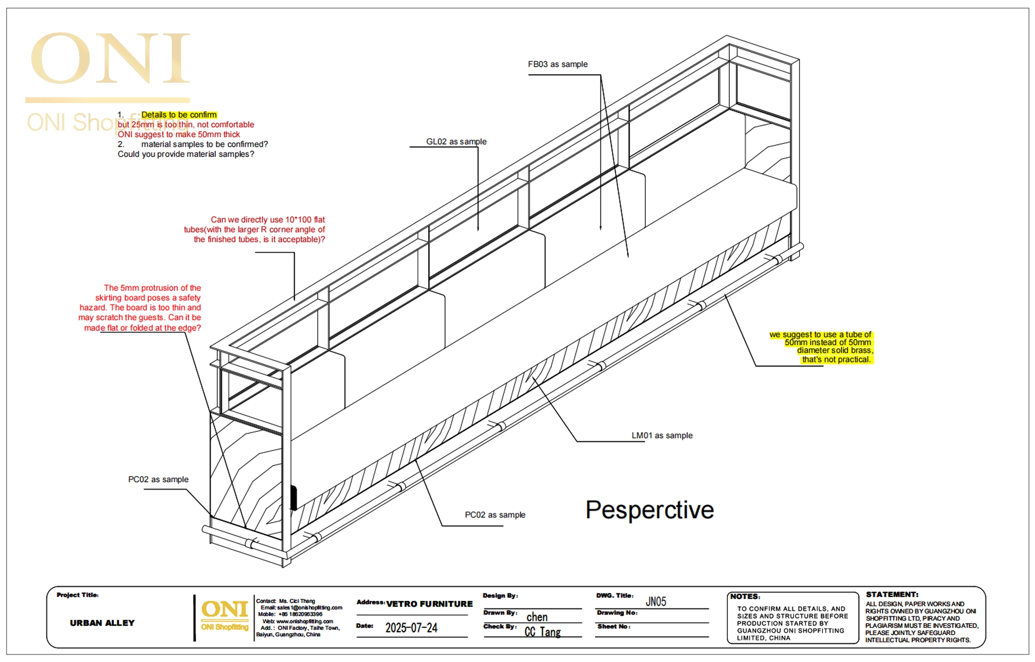Display Case Blueprints