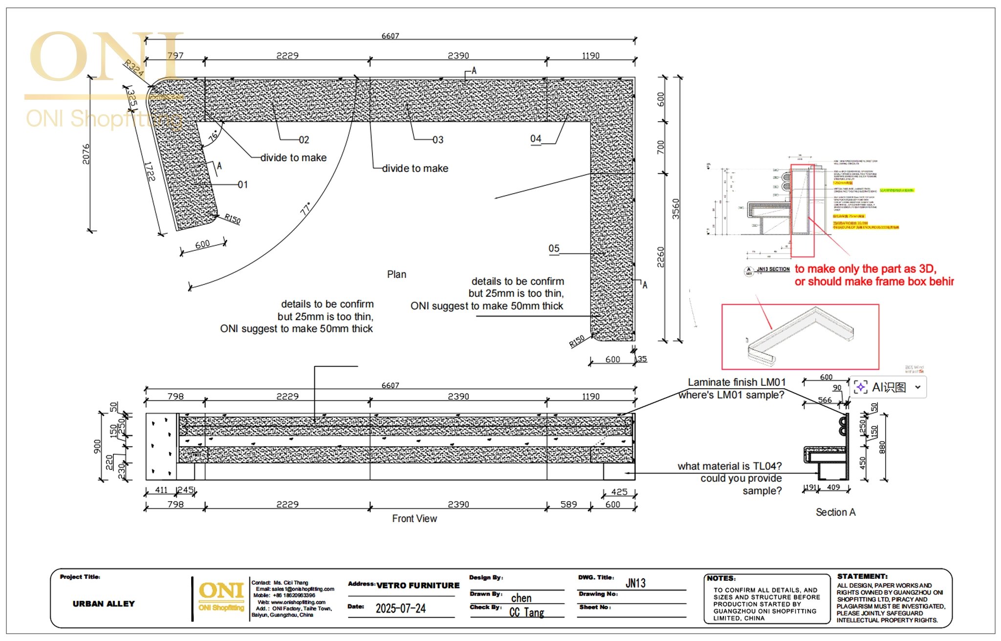 fabrication drawings