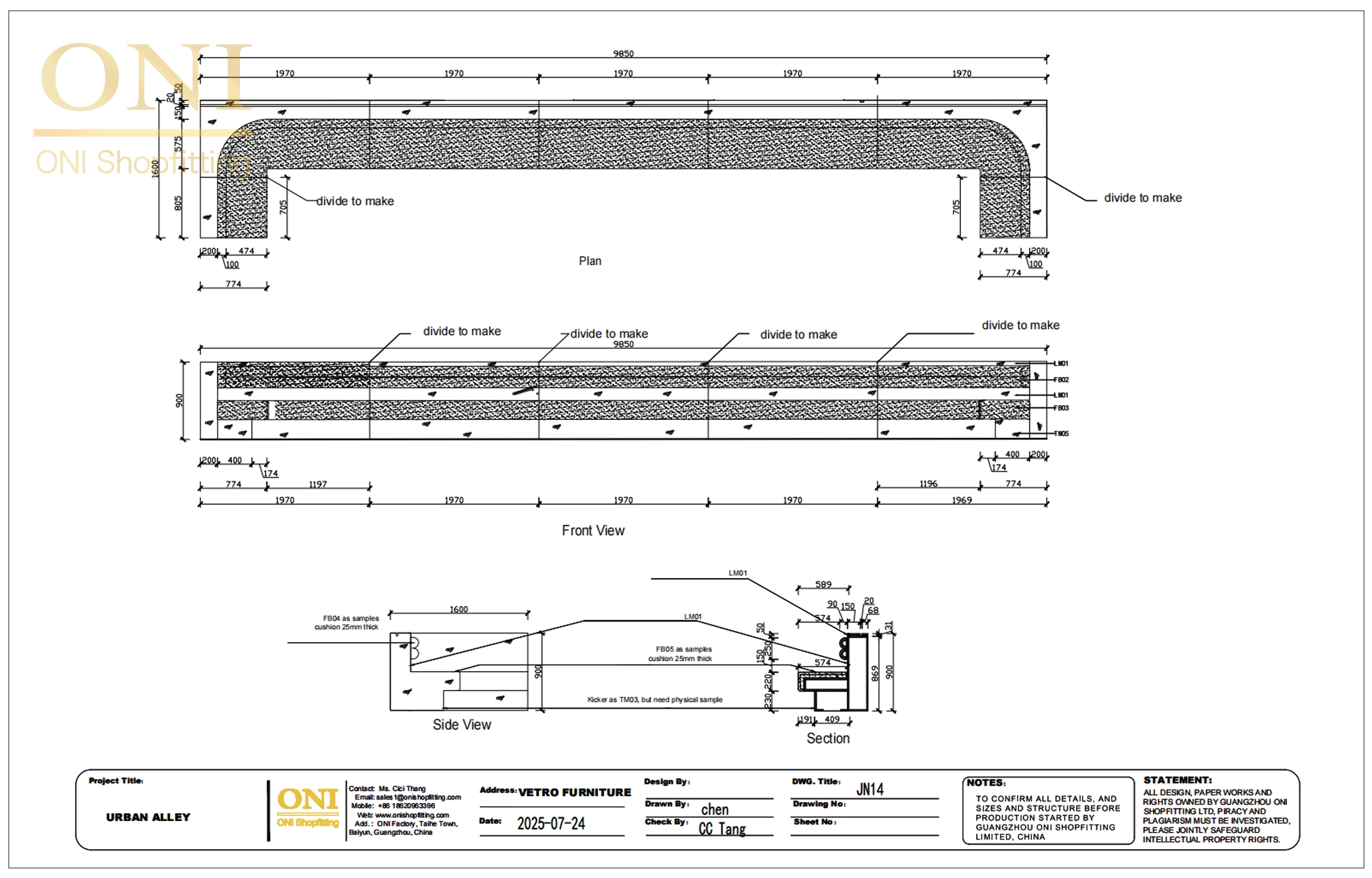 fabrication drawings