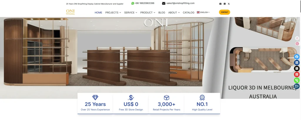 Custom Retail Store Fixture Manufacturers in China