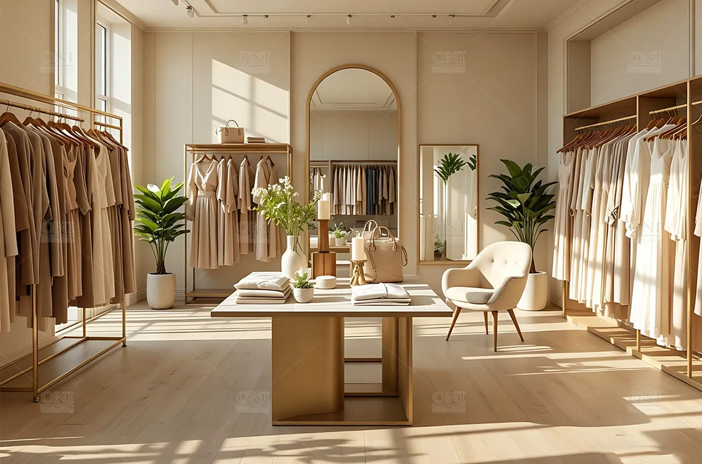 clothing display rack