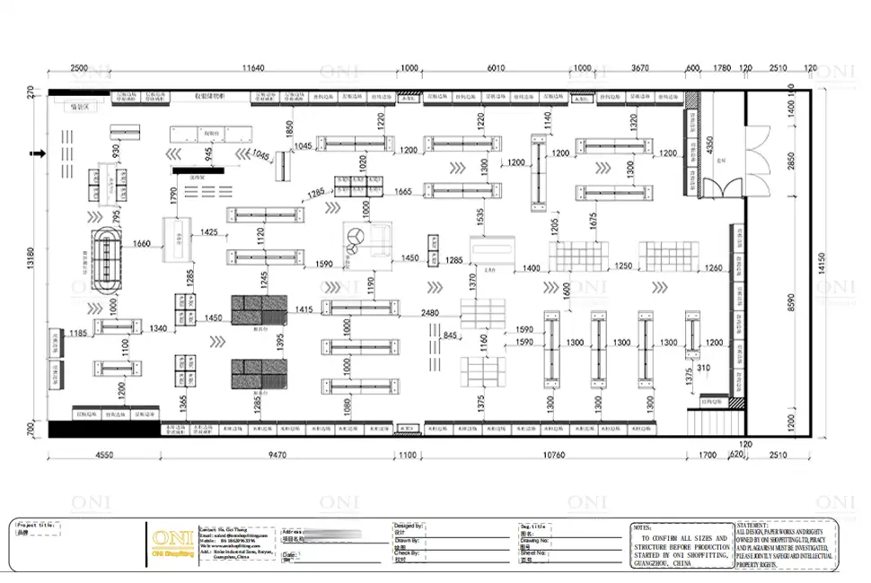 display layout