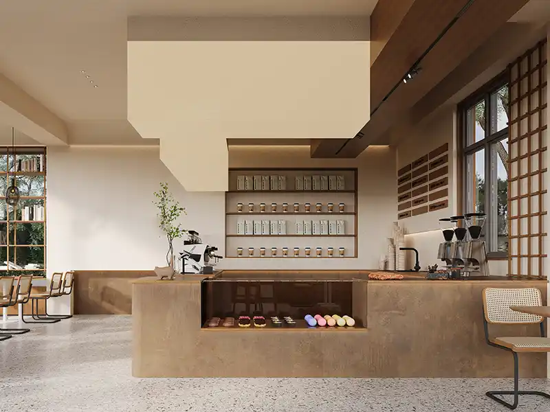 Coffee & Bakery Counter Custom