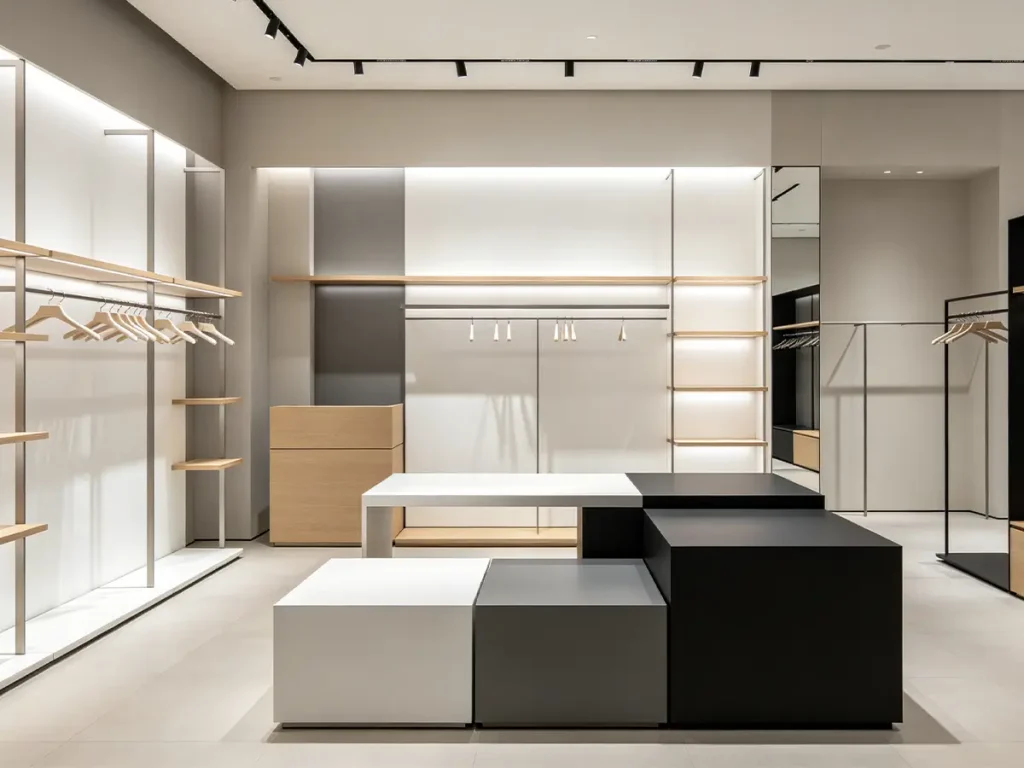 Custom Apparel Store Fixtures