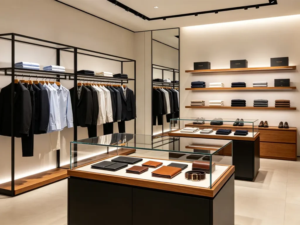 Menswear Store Fixtures