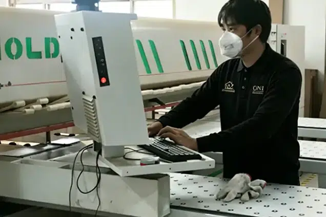 ONI Shopfitting Production Process Flowchart