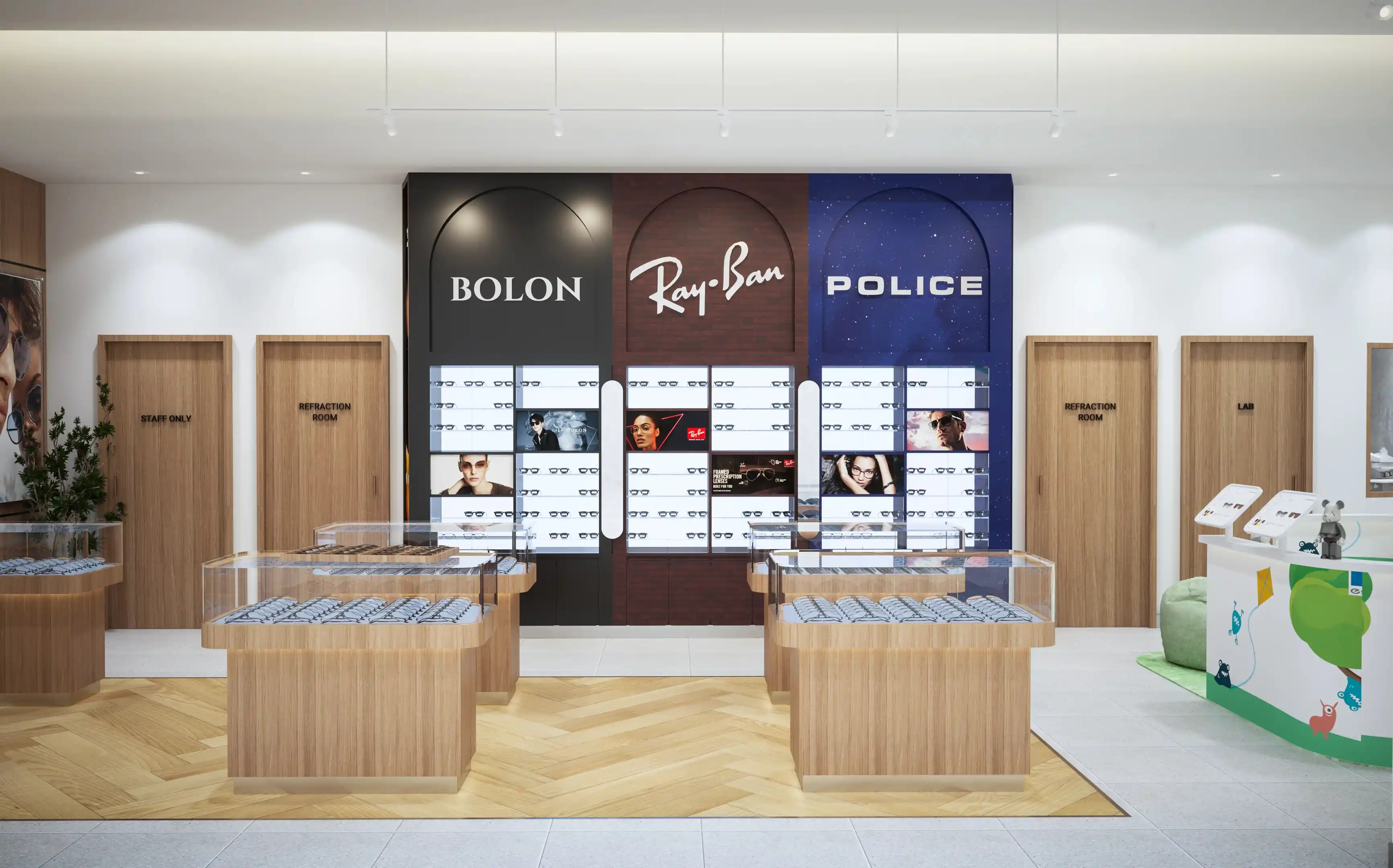 Optical Store Fixture Solutions