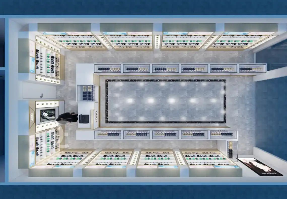 Perfume Store Fixtures 3d