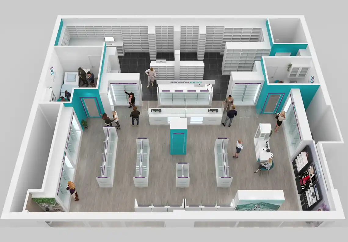 Pharmacy Store 3d