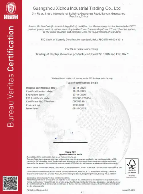 SC CoC Certification