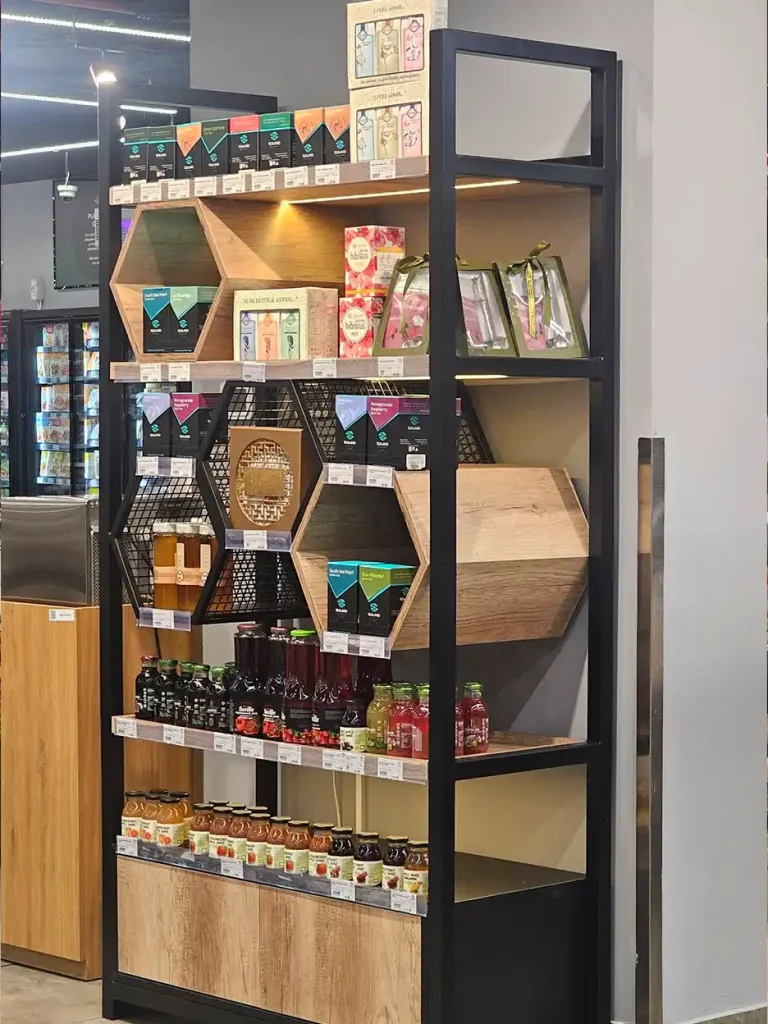 Supermarket display rack supplier UAE