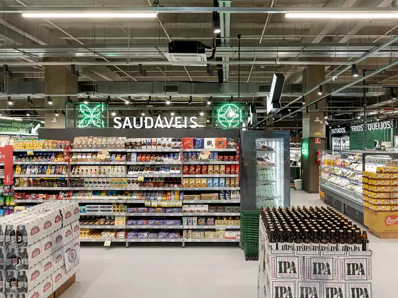 Grandiose Supermarket Shelving & Display Fixture Project