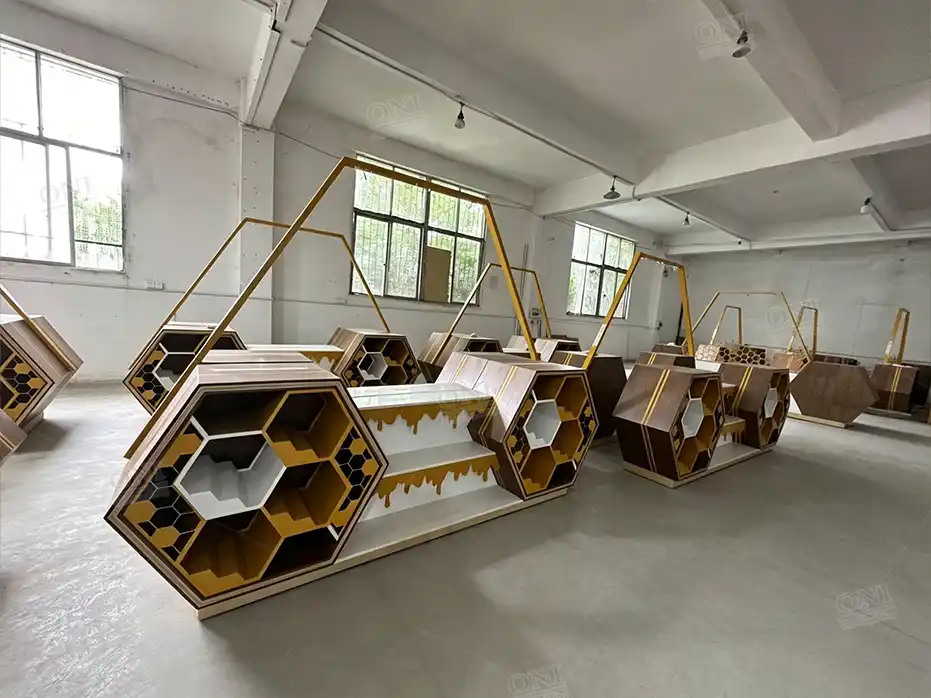 large supermarket shelving