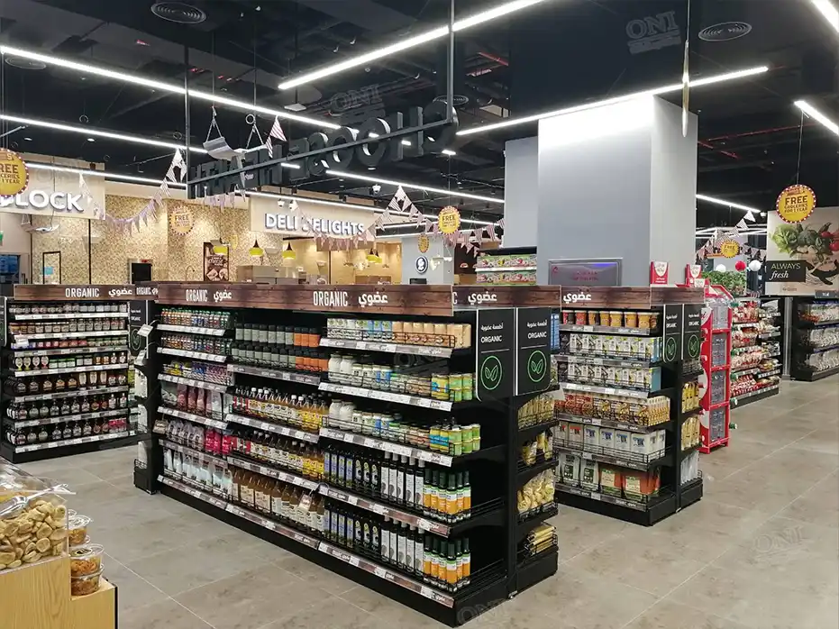 supermarket display