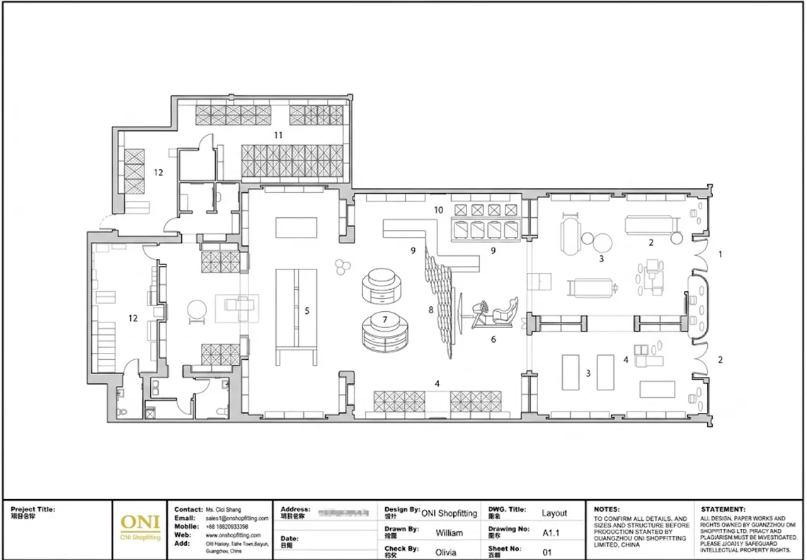 Electronics Store layout