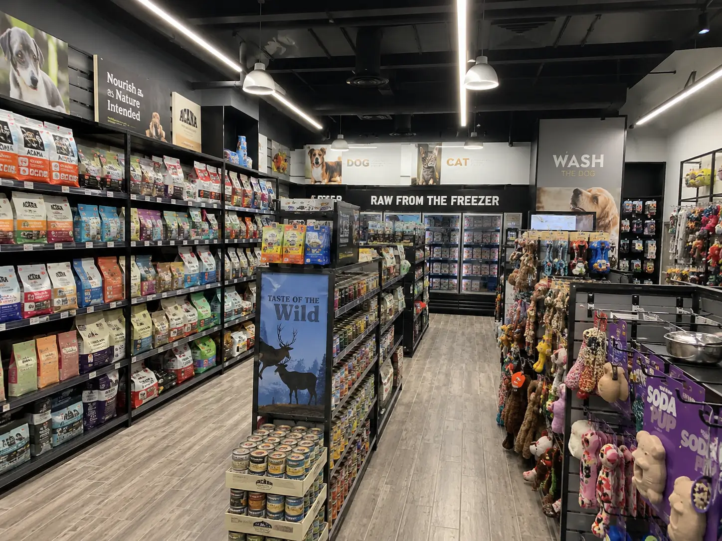 Custom Metal Pet Store Fixtures