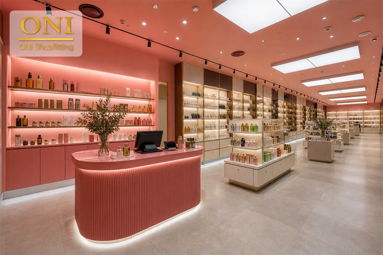 Retail Cosmetic store Display