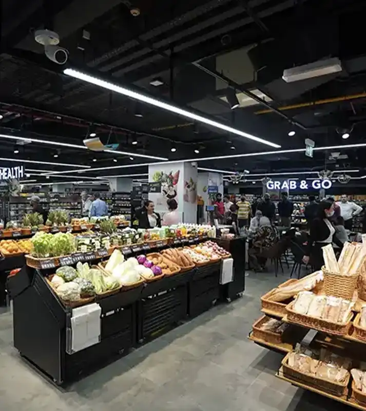 custom supermarket dispaly fixtures