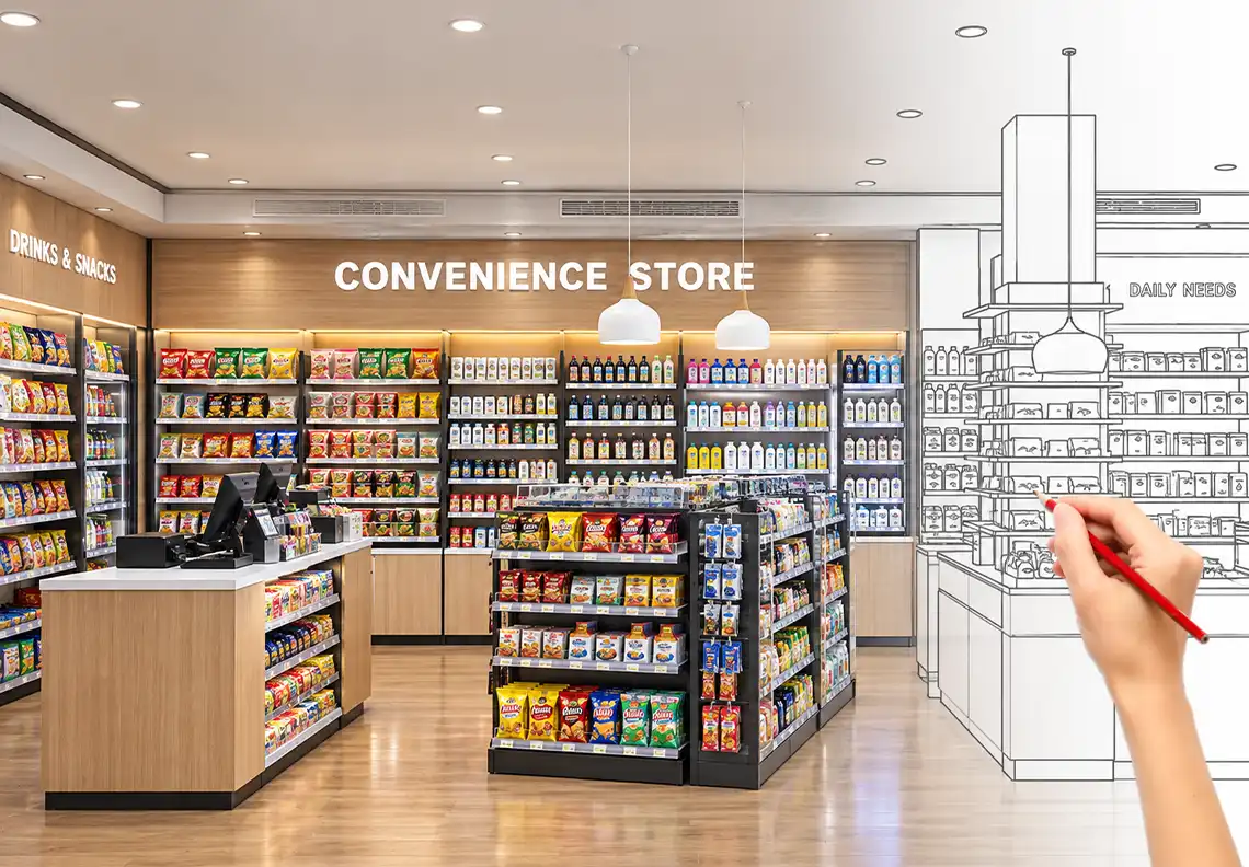 Complete Convenience Store Fixture