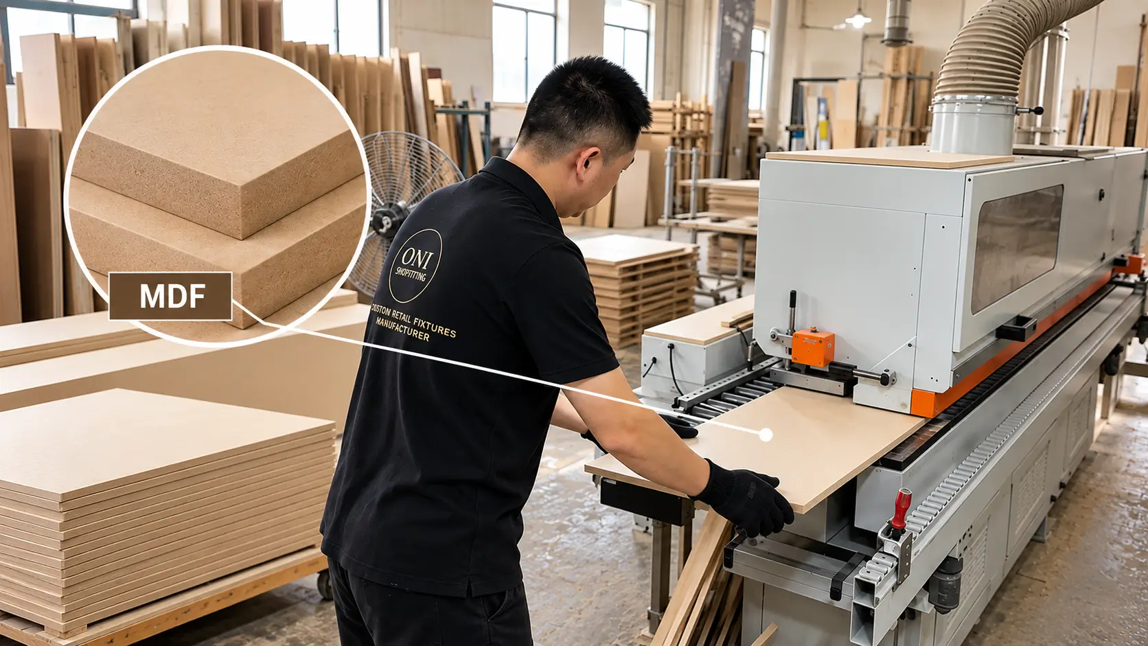 Manufacturer Custom MDF Wood Display Cabinets
