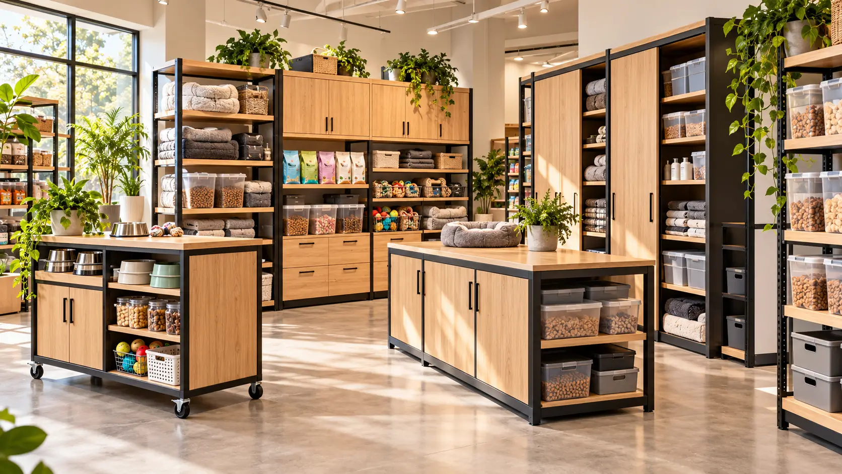 custom pet store fixtures