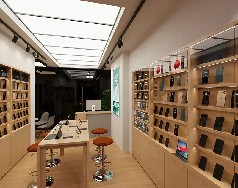 mobile shop decoration