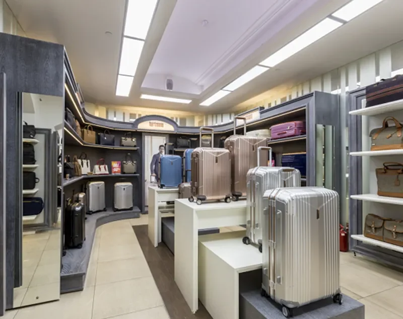 luggage showroom