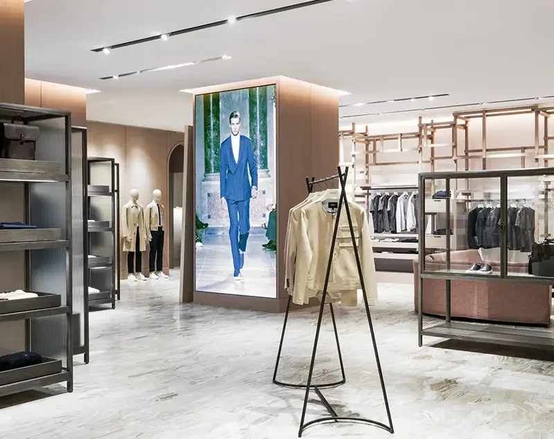 open wardrobe