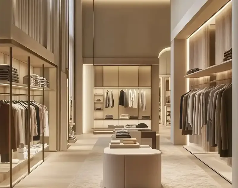 interior design for clothing shop