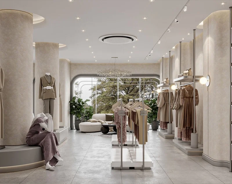 cloth shop display design