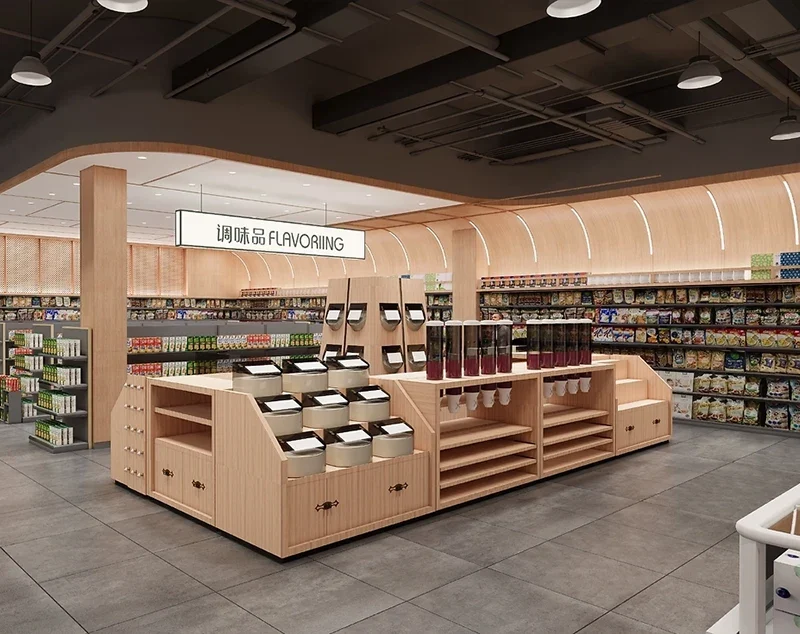 Custom Food Showcase & Grocery Rack | ONI Display