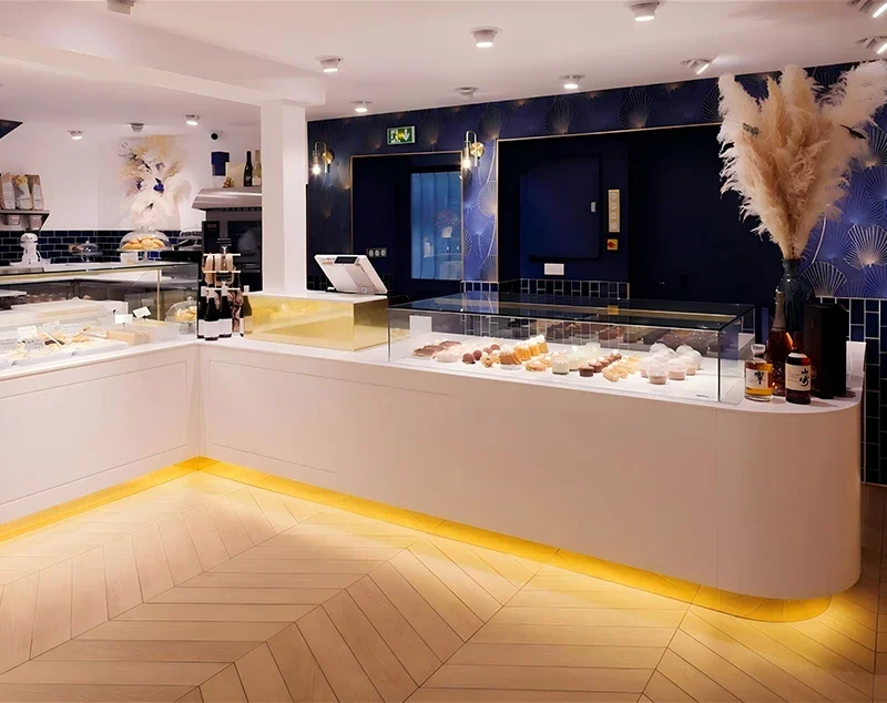 display counter for bakery